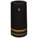 Capsules - Black w/ Gold Stripes - Pack of 60