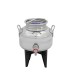 2 Liter Stainless Steel Fusti w/ Push Button